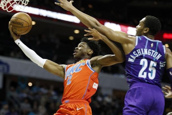 NBA: Oklahoma City Thunder mengalahkan Charlotte Hornets di perpanjangan waktu untuk kemenangan ke-5 dalam 6 pertandingan