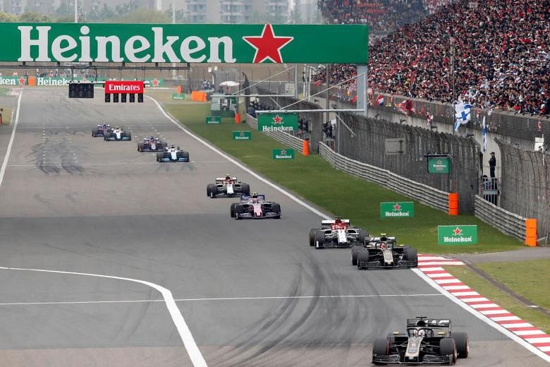 F1: Grand Prix Cina ditunda karena virus corona